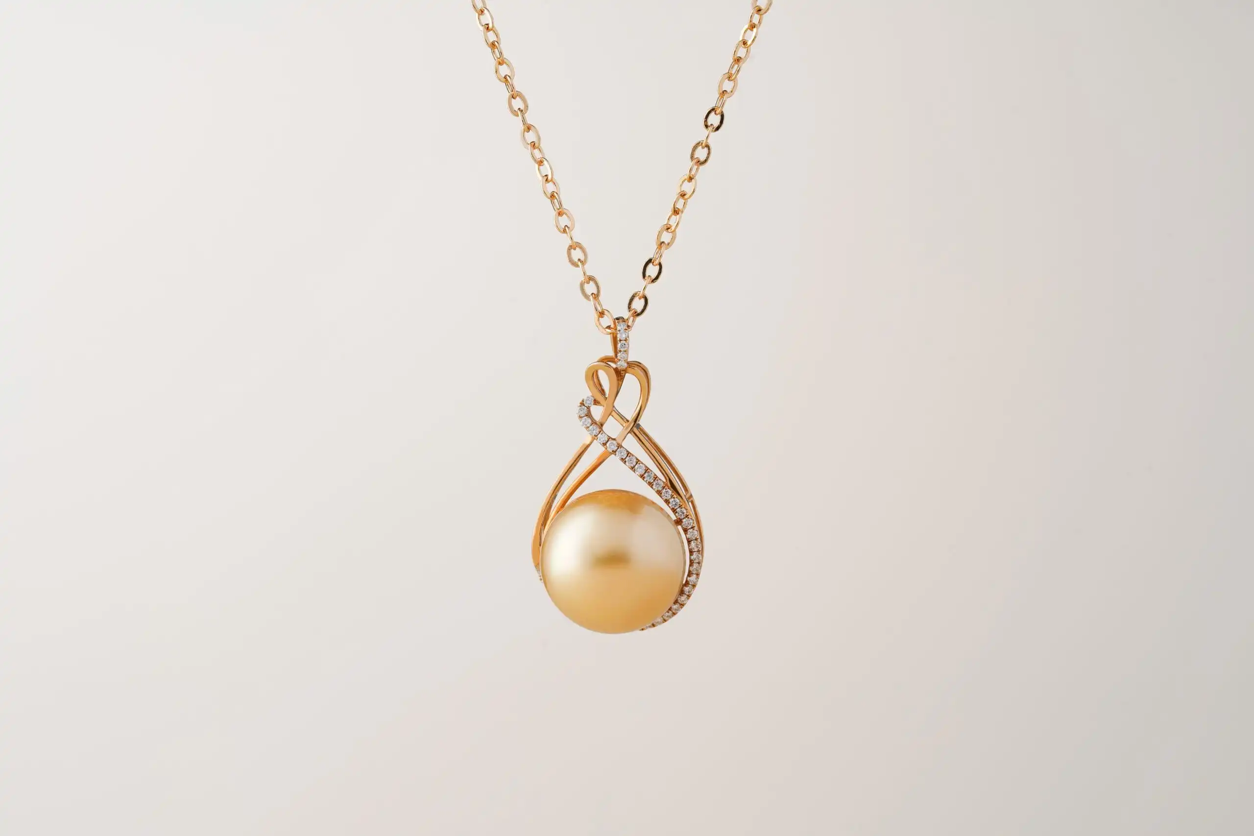 
							Infinity Pendant Pearl -
							Mermaid Jewelry
